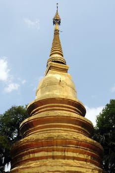 Ancient buddhist wat in Thailand