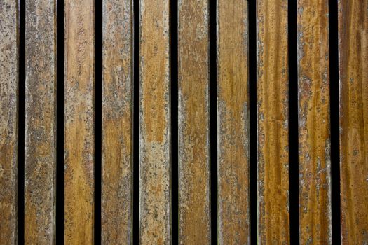 Wooden fence texture in isolated on black