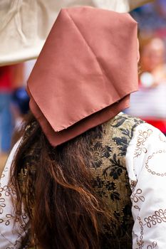 traditional market in Oles, Asturias, Spain