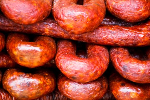 traditional market in Oles, Asturias, Spain