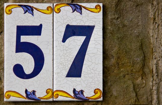 address number from a village house