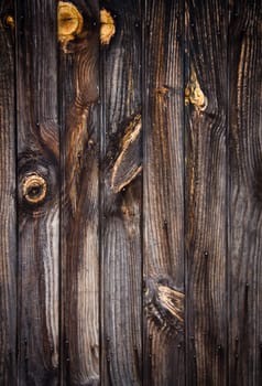 Old wooden door