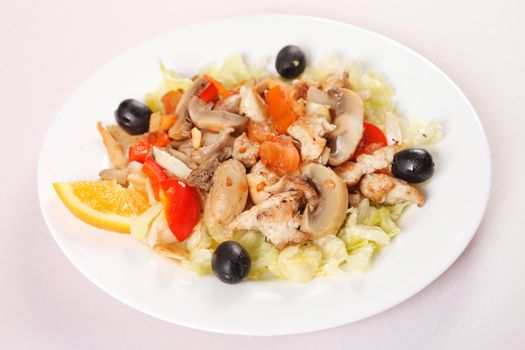 chicken with vegetables