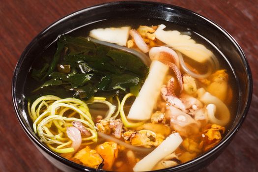 Japanese seafood soup