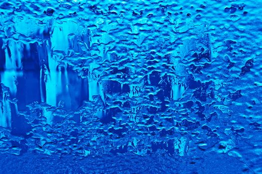 background blue roof windows frozen grunge texture