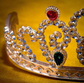 jeweled crown made ������of plastic