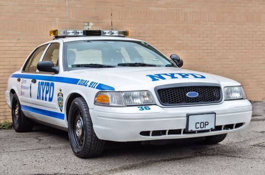 NYPD Patrol car , seen in Ashford Kent UK