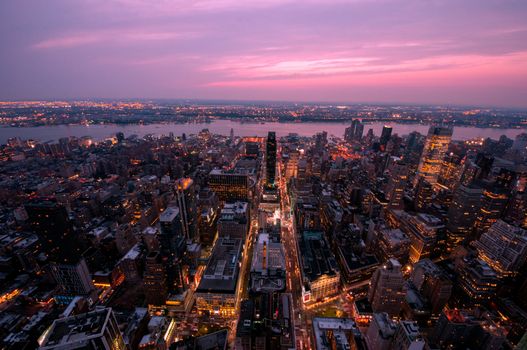 cityscape of Manhattan, New York, USA