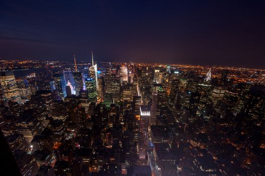 cityscape of Manhattan, New York, USA