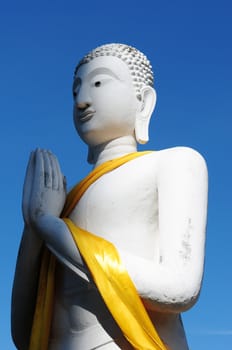 Ancient Buddha sculpture in Ayutthaya, Thailand
