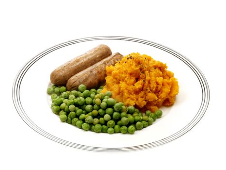 Vegetarian Sausages with Vegetables