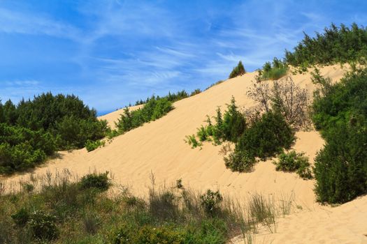 Piscinas dunes in Costa Verde, southwest Sardinia, Italy