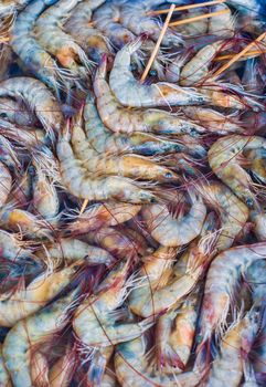 Raw shrimps