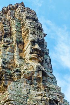 Faces of Bayon tample. Ankor wat. Cambodia.