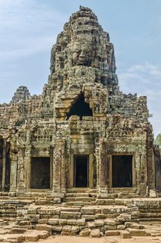 Faces of Bayon tample. Ankor wat. Cambodia.