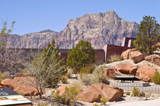 Red Rock Canyon visitor center Nevada.