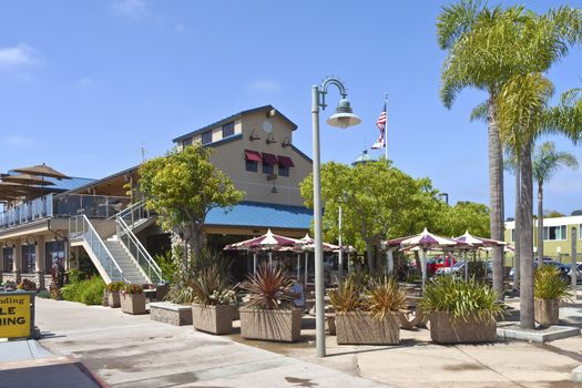 Point Loma Cafe' Marina San Diego california.