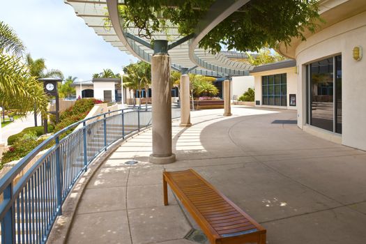 Architecture and park Point Loma Nazarene University california.