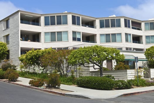 Condominiums living in Point Loma San Diego california.
