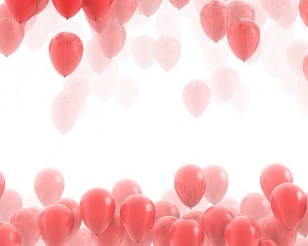 Red balloons backgrounds