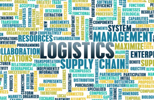 Logistics in SCM and DCM Business Concept