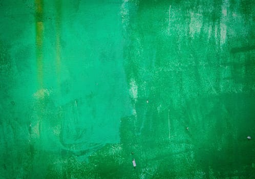 Abstract green color metal background