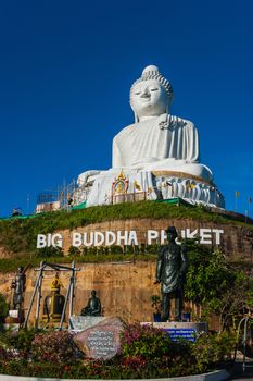 Big Buddha monument on the island of Phuket in Thailand