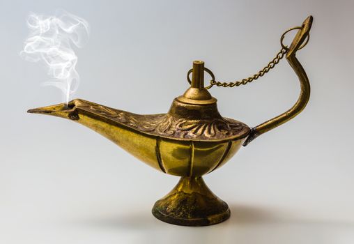 Aladdin magic lamp east design for wish fulfillment