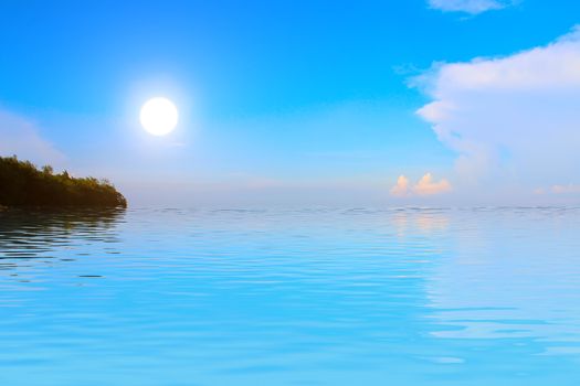 beach and tropical sea