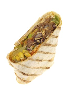 Chilli Beef and Cheese Wrap