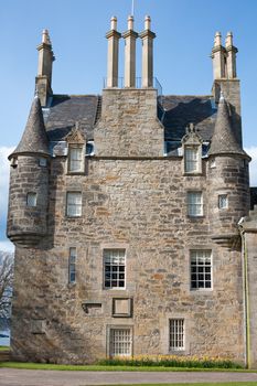 Detail of the Lauriston Castle From Edinburgh, Scotland