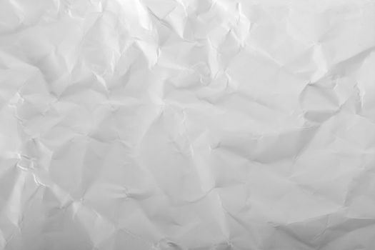Broken blank paper page isolated on white background