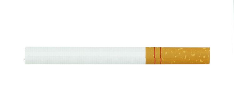 Cigarette on a white background