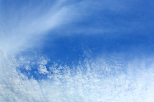 beautiful blue sky with cloud