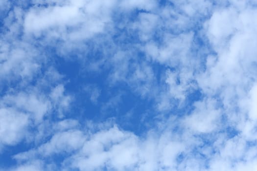 beautiful blue sky with cloud