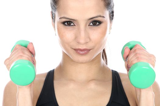 Model Released. Woman Exercising