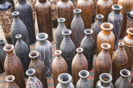 clay pots for sell in surajkund fair