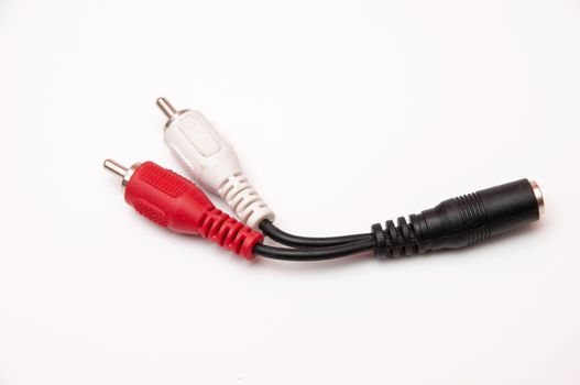 audio cable to plug in white and red on TV