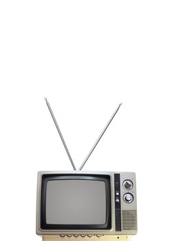 A television isolated against a white background