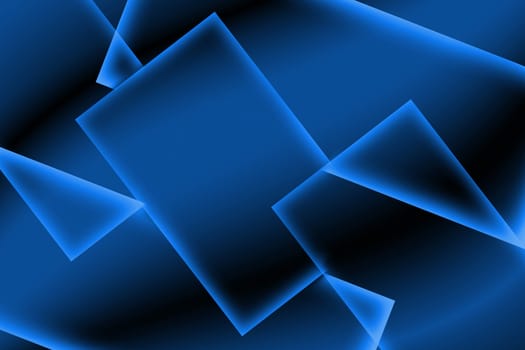 abstract square blue background