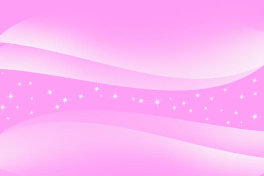 abstract curve and glow with pink background