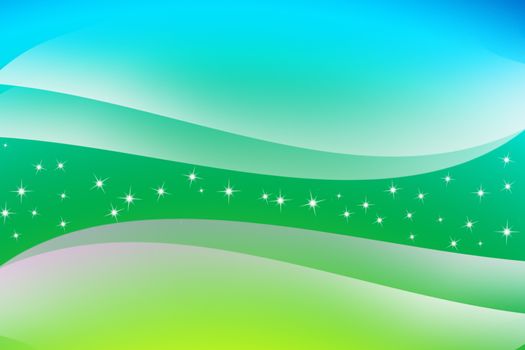 abstract curve and glow with colorful background