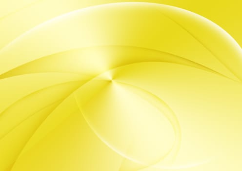abstract wavy and curve, yellow background