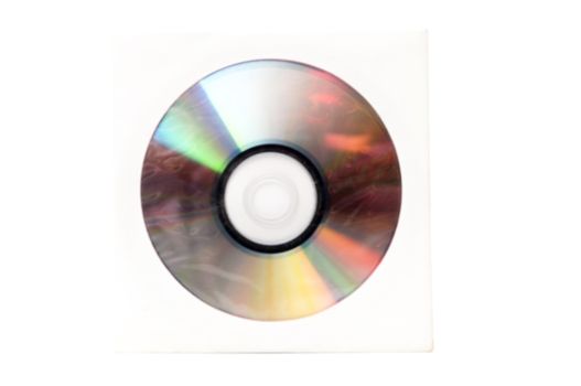 music cd packaging on a white background