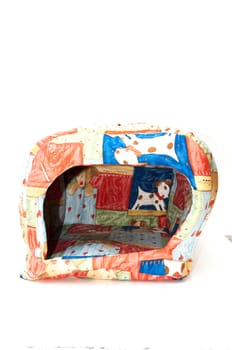 doghouse on a white background