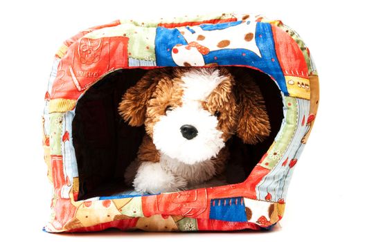 doghouse on a white background