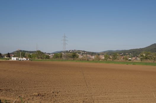 agriculture in the field ready for planting