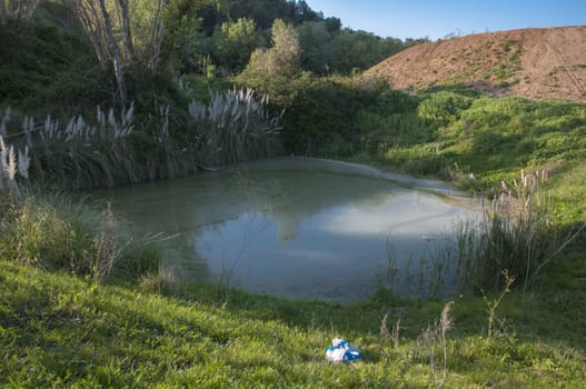 small lake in La Roca Del Valles