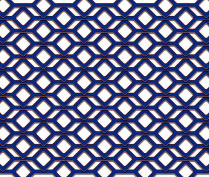 pattern or texture blue diamonds with orange contours