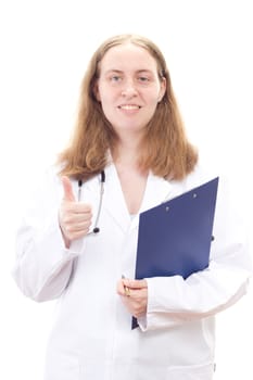 Medical doctor having good news for you